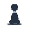 âLonely Boy Sitting with Back to Viewerâ â Theme of Isolation